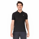 HC Quick Dry Polo Collar Tshirt For Men (Black)