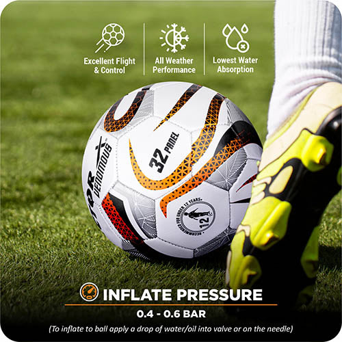 VECTOR X VENOMOUS Machine Stitched With Pump Football