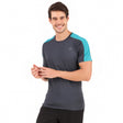 Performance Vent Tshirt For Men (Grey/Royal)