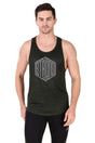 Gym Stringer Vest For Men (Olive)