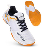 Vector X Trackle 2.0 Unisex Badminton Shoes|Indoor Outdoor Court Sneaker|Breathable Mesh with TPU Fusing Upper + Rubber Outsole for superior grip|Boots for Men Women Adult Youth