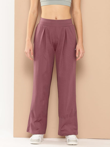 Mauve Athletic Allure Flare Pants