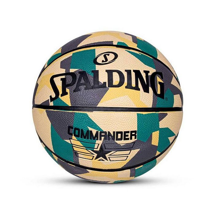 Spalding Commander Basketball (Camouflage) (Size-7)Green