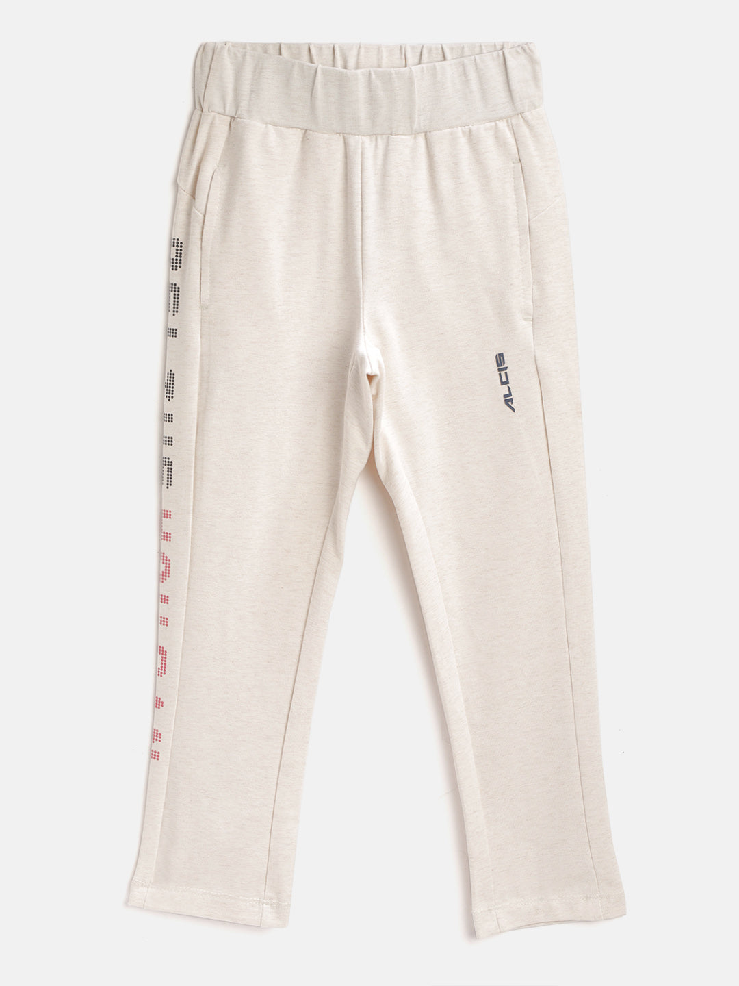 Alcis Girls Solid Grey Melange Joggers