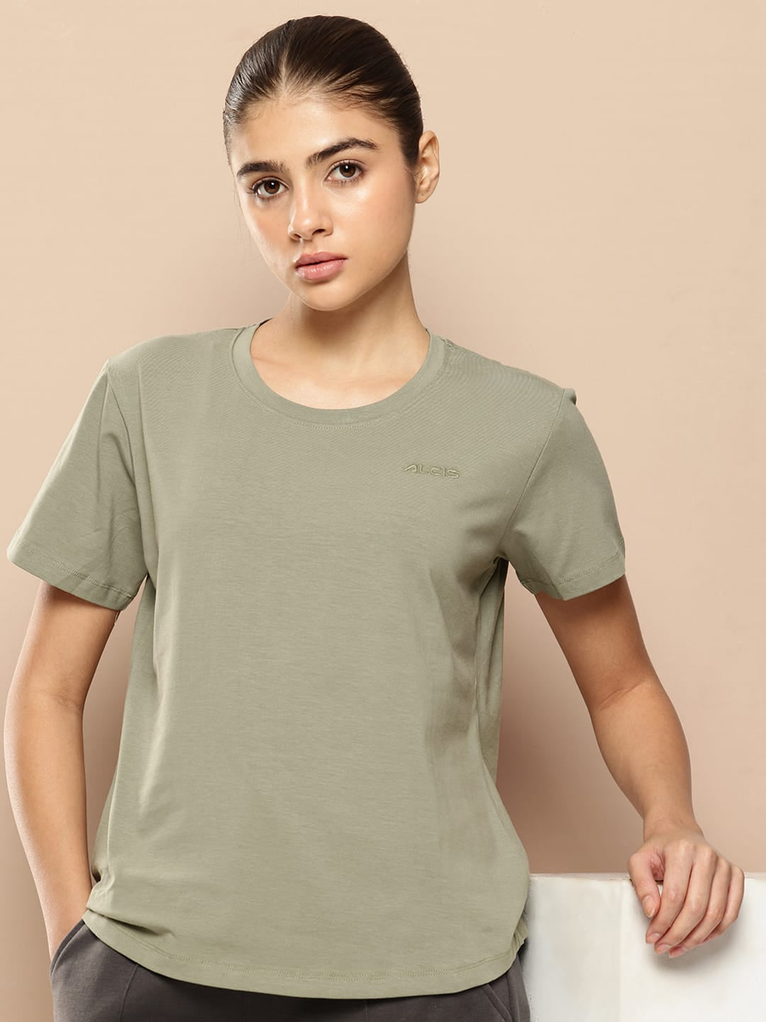 Women Cotton Lycra Tee