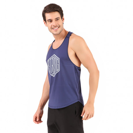 Gym Stringer For Men (Blue Blood)