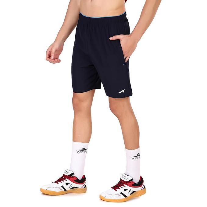 VECTOR X Solid Men Sports Shorts 100 % Polyester (Pack of 1)