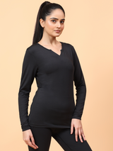 Active Full Sleeves T-shirt (Black)