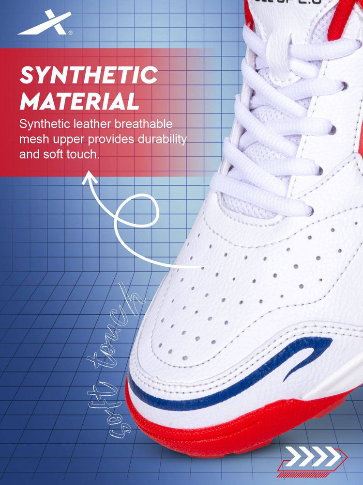 Vector X Pull up Cricket Sports Outdoor Shoes Synthetic Leather Upper/PVC Sole Studs for Men Velcro & Lace up|Lightweight & Durable Footwear|Ideal for Turf, Ground & Hard Surfaces