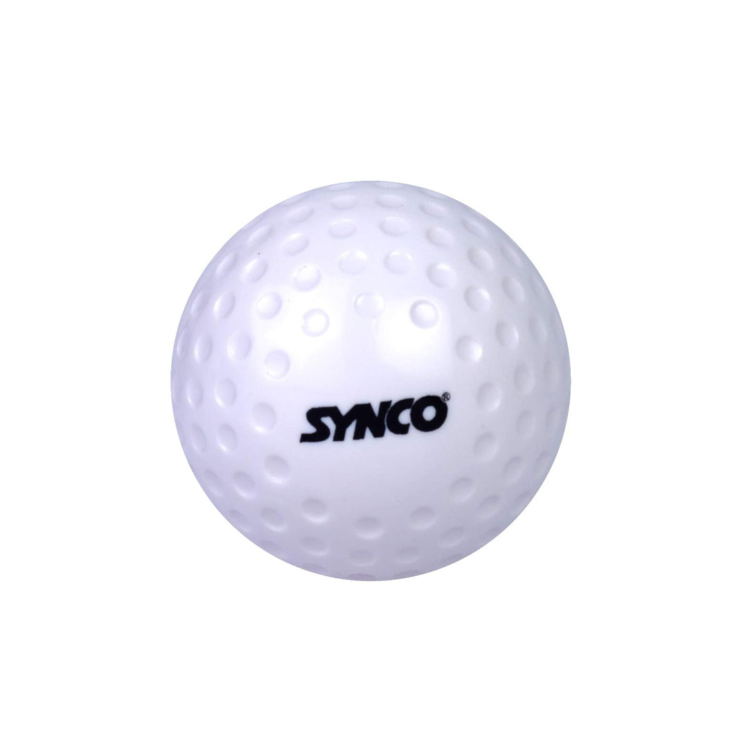 Synco Hockey Ball - Set of 1 White (Pack of 2)
