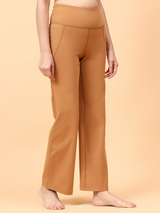 Active Flare Pants (Brown)