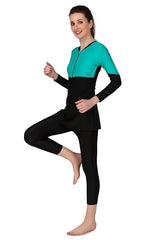 VIVA SWIMMING OWSD-333 Female 3/4 Swim Dress I Womens Swimming Costume I Swimwear for Women I One-Piece Swimsuits I Swimsuit for Women