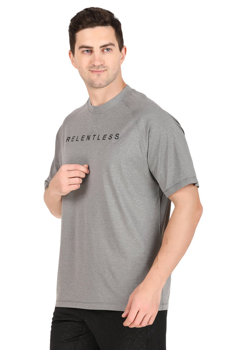 Men's Oversize Sportswear Tshirt (Light Grey)