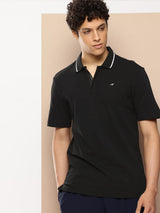 Alcis Men Hidden Zip Polo