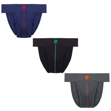 Neo Back Covered Supporter Black Navy Grey P3 | Omtex