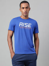 Alcis Men's Printed Scuba Anti-Static Drytech+ Slim-Fit Training Tee