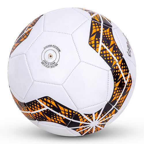 Vector X FIGHTER 32 Panel PVC Machine Stitched Indoor/Outdoor Practice, Training Match Soccer Football + Free Air Needle with Butyl Bladder Ball, Size 5, Suitable for Men, Youth Adults 15+ Years Boys