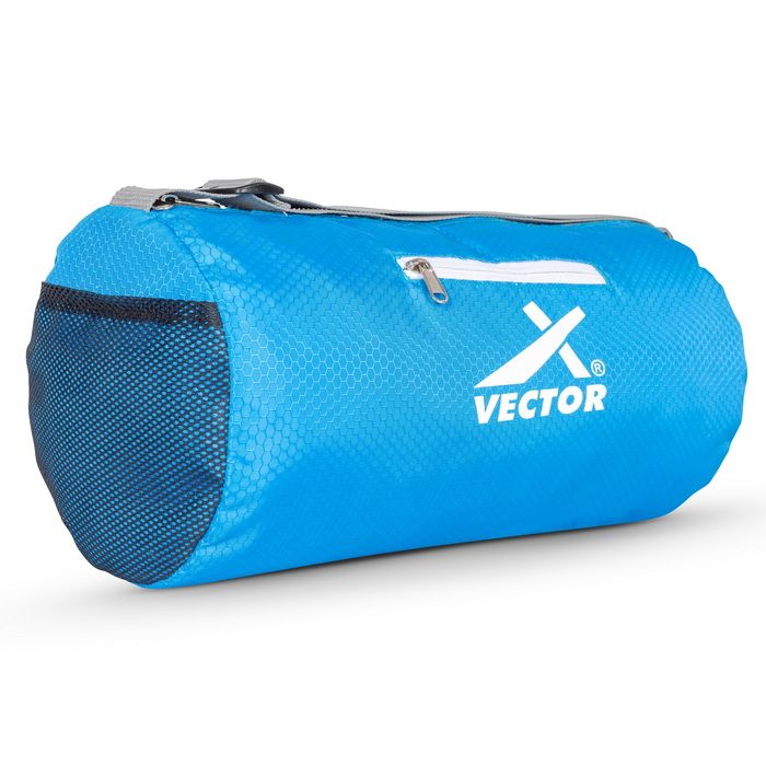Vector X Attacker Polyester Gym Bag|Shoulder Bag|Sports Bag|Sports & Travel Bag|Duffle Bags for Men & Women|Exercise and Fitness|Black | Capacity - 20 Liter