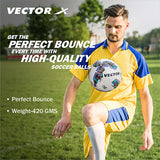 Vector X Galaxy TPU Machine Stitched Football|Training|Match |Sports|Playing |Practice|Indoor Outdoor Soccer Ball|Durable & Water-Resistant ball for Practice  Size 5