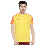Spider 007 T Shirt Round Neck Half SL Golden Yellow