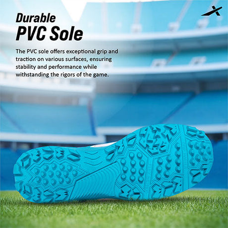 Vector X Bouncer 2.0 Cricket Shoes for Men's - Fast Strap Sporty Synthetic Breathable Upper with Ventilation Holes|PVC Sole Stud, Lightweight, Comfortable & Durable Shoe for All Rounder Performance
