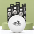 Vector X Club 1 Star Premium ABS Plastic Table Tennis Balls  High Performance TT Balls for Professional Matches and Training Ideal for Adults & Kids