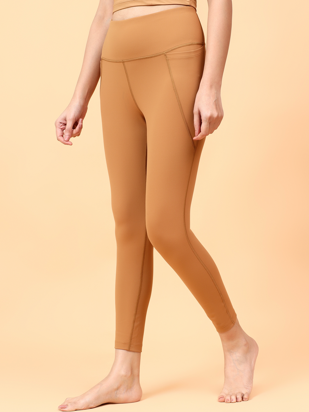 Active Fitted Leggings (Brown)