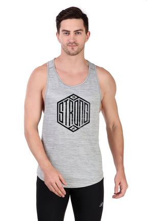 Gym Stringer Vest For Men (White)