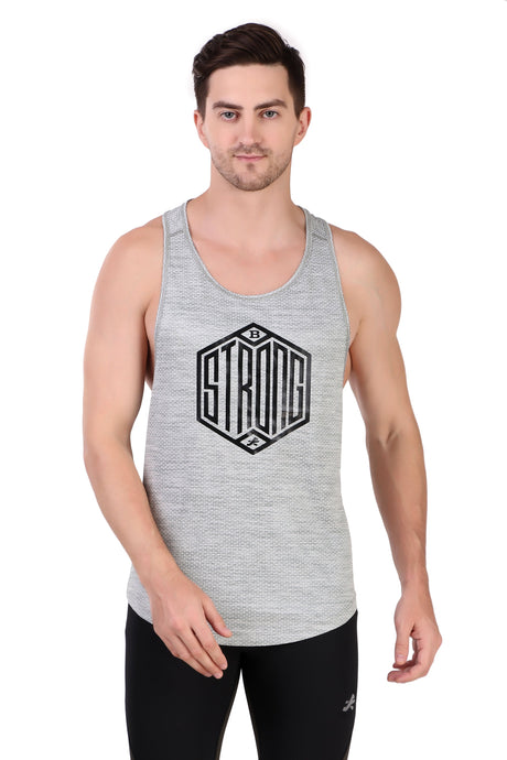 Gym Stringer Vest For Men (White)