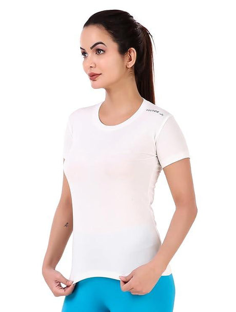 VECTOR X OGT-317 WOMEN'S SMART FIT SPORTS ROUND NECK T-SHIRTS