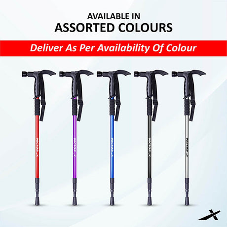 Vector X Trekking Poles Shock Absorbing Adjustable Hiking or Walking Sticks for Hiking Collapsible Strong,Lightweight Walking Pole, All Terrain Accessories and Carry Bag