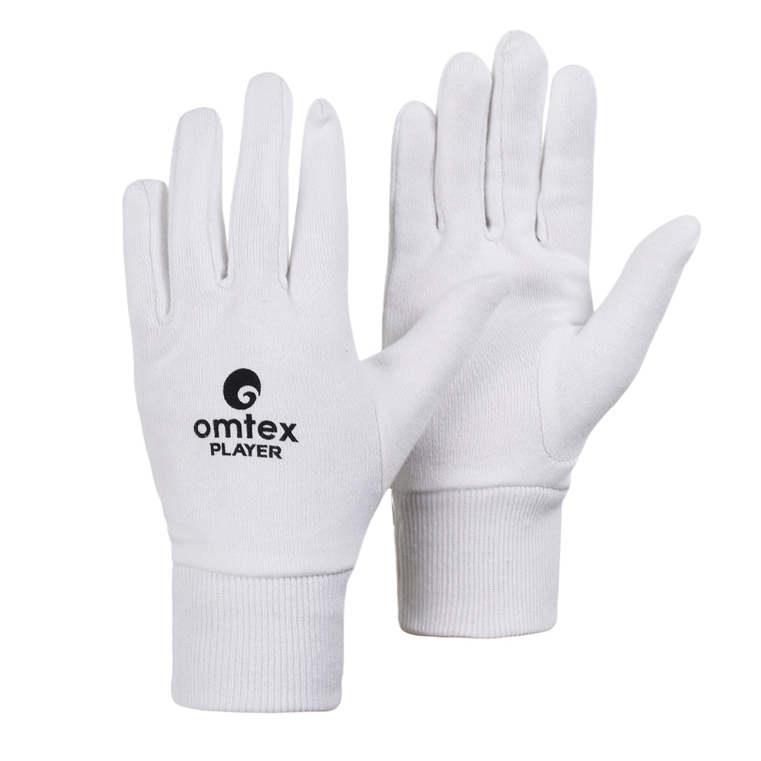 Omtex Player Full Inner Gloves White
