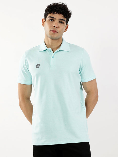 Flex Polo T-shirts Mint Green | Omtex
