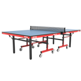 STAG GLOBAL Deluxe 1000 DX Table Tennis Table | 25mm Blue Top with 2 TT Rackets | 6 Balls | 1 Table Cover & Clamp Net