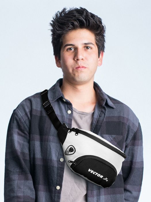 Vector X Stylish Waist Travel Hiking Chest/Fanny Bag with Adjustble Waist Belt, Pouch Sports Pack for Men and Women Premium Stitching, Handy,Versatile, Waterproof Bum Bag