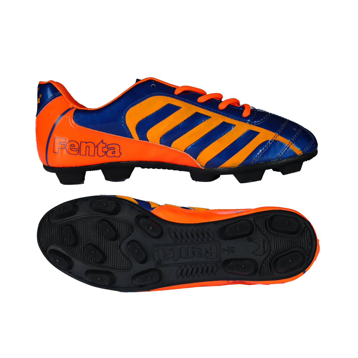 Fenta MESSI: Multi-Color PU-PVC Shoe with Black Rubber Sole