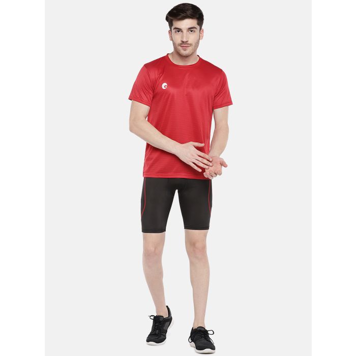 Omtex Sports Mens T-Shirt - Red - 1801