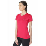 Vector X OGT-107 Girls Round Neck 4-Way Stretch T-Shirt(Orchid-Pink-XXL)