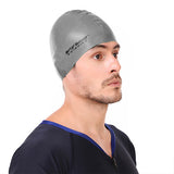 Viva Swimming Silicone Swimming Cap Unisex Soft Waterproof Swimming Pool Head Cap Water Sports Long Hair for Children Kids Boys Girls of All Age (Universal Size, Multicolour)