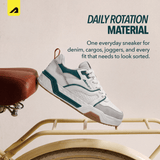 Rogue Men's Shoes - Teal Off White