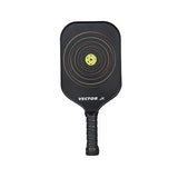 Vector X Graphite Pickle Bat 16 MM, Lightweight Carbon Fiber Material, Face Honeycomb Composite Core Paddle Low Edge Guard, Durable, Lightweight Pickleball Racket