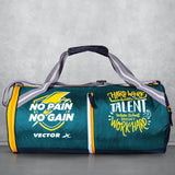 Vector X No Pain Gym Duffel 22L Sports Bag for Men and Women with Shoes Compartment Polyester | Front Utility Pocket |Durable Base | Adjustable Shoulder Strap
