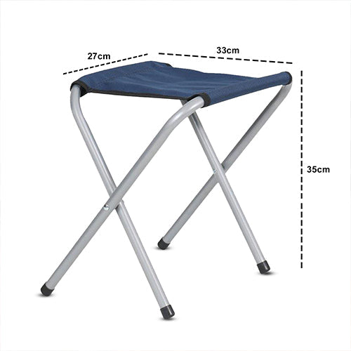 Vector X Camping  Small Sitting Foldable Stool - Light Weight Portable|Solid Aluminum alloy Frame Material, Durable Outdoor Hiking & Fishing , Home, Picnic, Camp, BBQ, Travel (33*27 *35 cm)