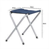 Vector X Camping  Small Sitting Foldable Stool - Light Weight Portable|Solid Aluminum alloy Frame Material, Durable Outdoor Hiking & Fishing , Home, Picnic, Camp, BBQ, Travel (33*27 *35 cm)