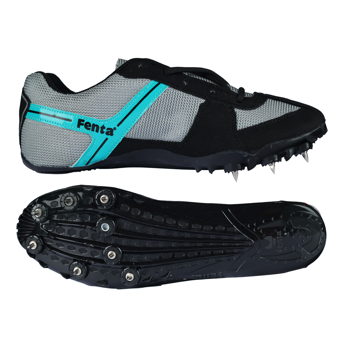 Fenta BOLT: Breathable Sabarlon & Mesh Shoe with Velcro Strap & Full Plate TPU Sole