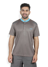 STAG GLOBAL High Neck Men's Athletic Fit T-Shirt | Solid Sportswear for Active & Casual Use