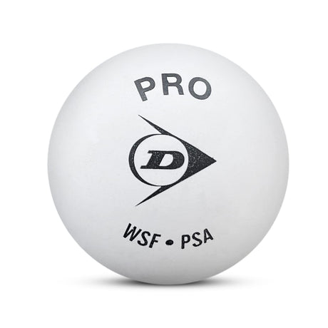 Dunlop D1Sb700118 White Pro Single Dot Squash Ball