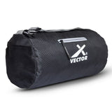 Vector X Attacker Polyester Gym Bag|Shoulder Bag|Sports Bag|Sports & Travel Bag|Duffle Bags for Men & Women|Exercise and Fitness|Black | Capacity - 20 Liter