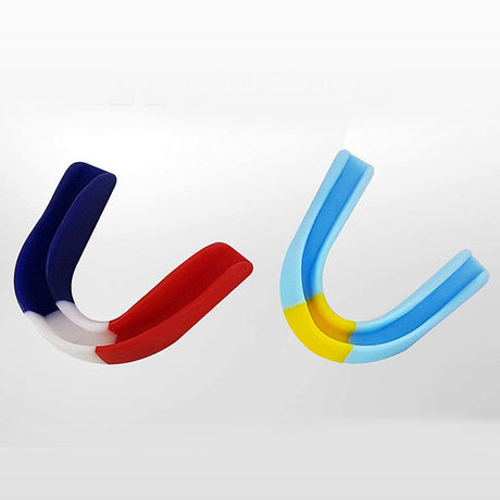 Synco Flavoured Mouth Guard/Gum Shield - for Boxing, Hockey, Judo, Karate Martial Arts and All Contact Sports| assorted color (Set Of 2, Senior) (Pack of 2)