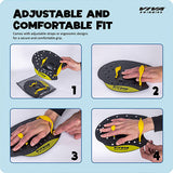 Viva Swimming HP-15 Premium Quality Hand Paddles Gloves with Adjustable Straps Water Sport Tools for Professional Swim Training Fins|Fitness Workout Gear|for Kids Men Women Children